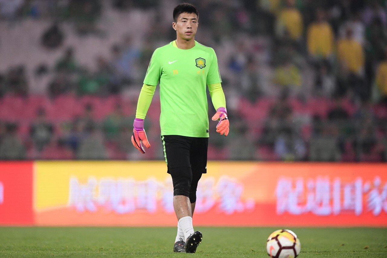 郭全博随国安U21梯队征战联赛