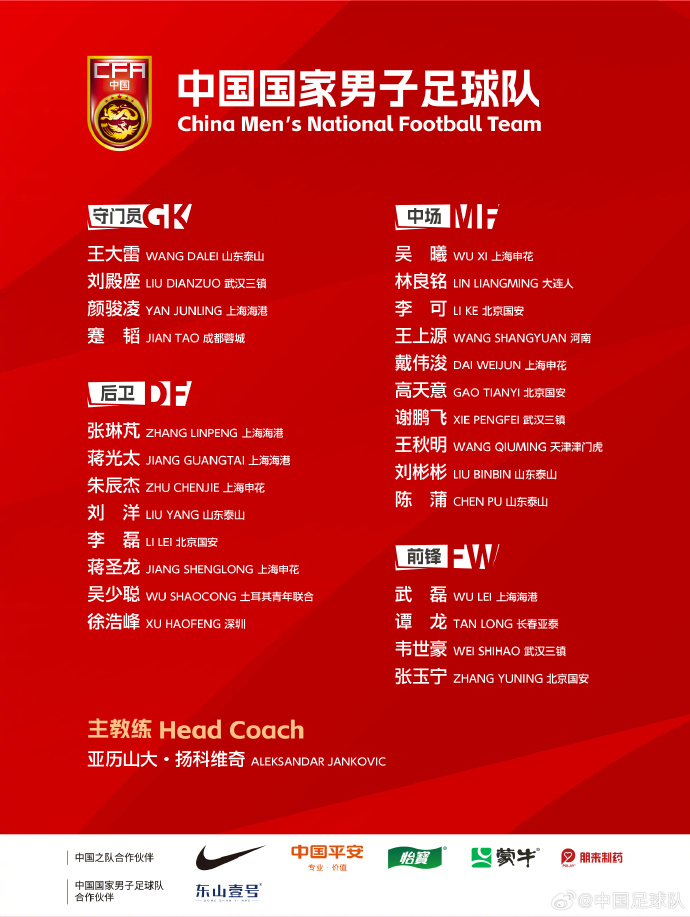 中超国脚最新分布：海港泰山申花国安4人|三镇3人