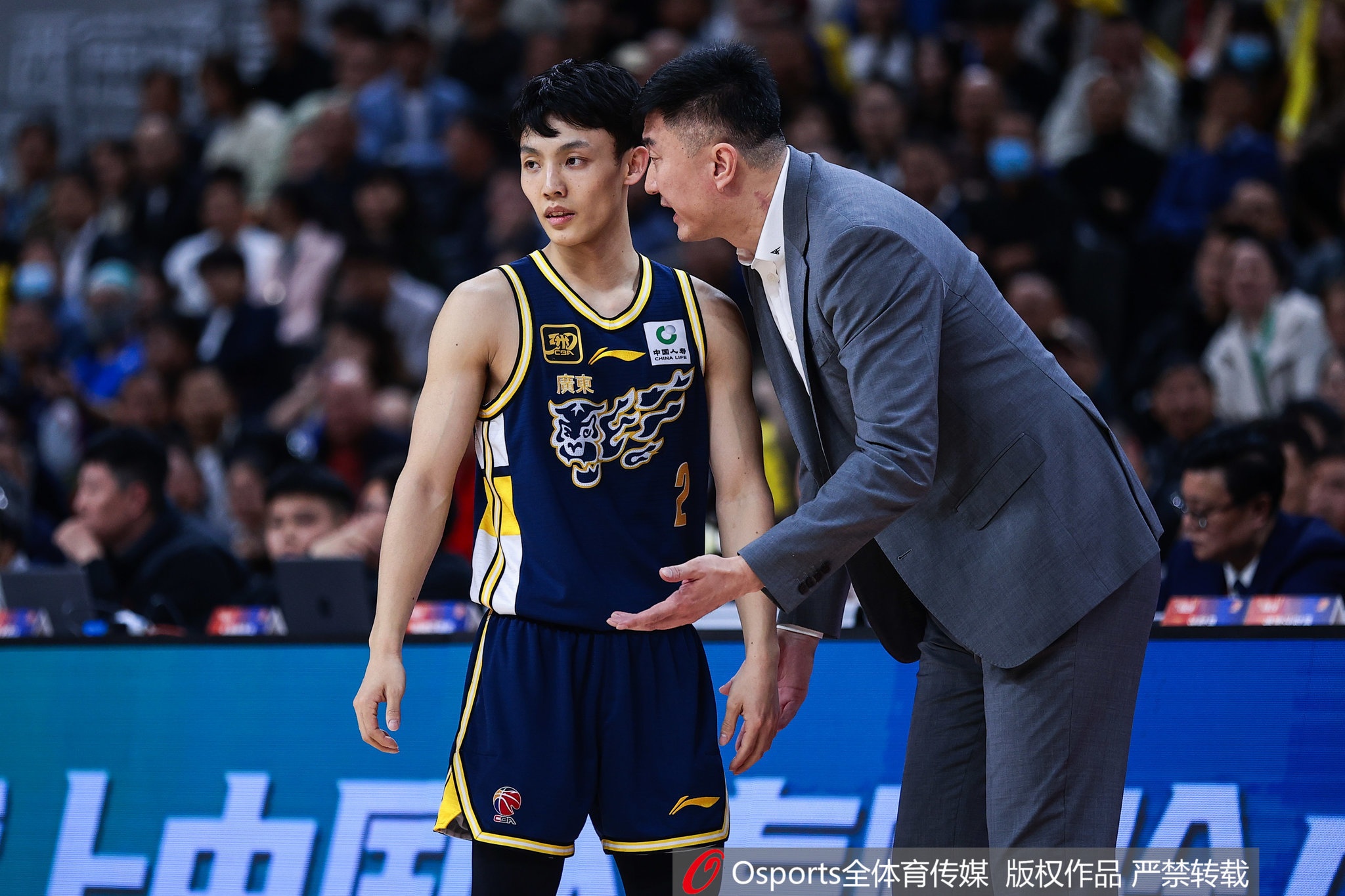 麦穗丰认为广厦锋线表现亮眼