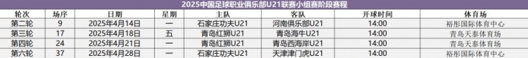 最新消息：石家庄功夫U21vs河南U21改在裕彤国际体育中心进行