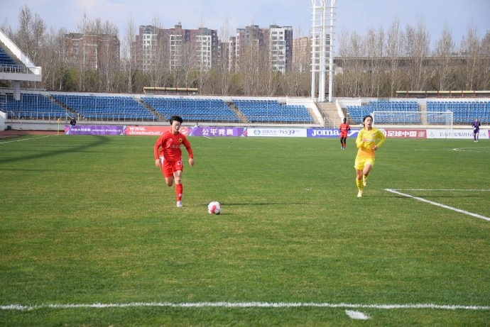 女子足球赛事:长春平局河南|进球时刻